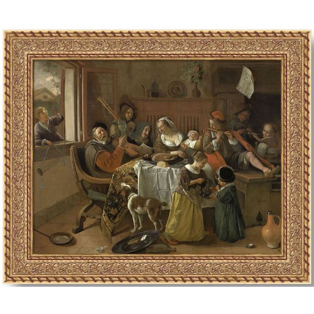 The Merry Family - Jan Steen (c. 1668)