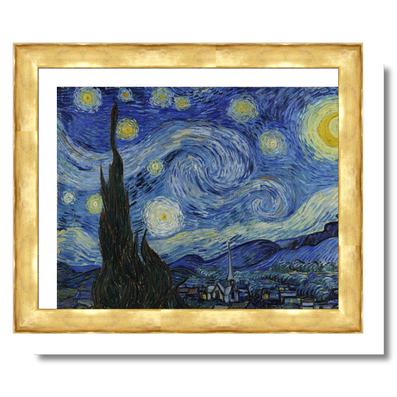 The Starry Night - Vincent van Gogh (c. 1889)