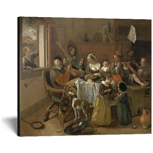 The Merry Family - Jan Steen (c. 1668)