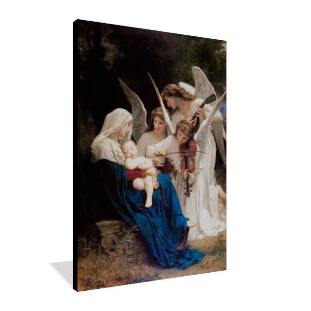 The Virgin with Angels (The Song of the Angels) - William-Adolphe Bouguereau (c. 1881)