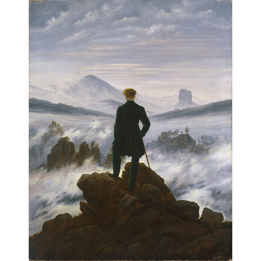 Wanderer above the Sea of Fog - Caspar David Friedrich (c. 1818)
