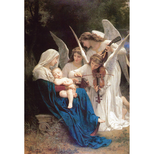 The Virgin with Angels (The Song of the Angels) - William-Adolphe Bouguereau (c. 1881)